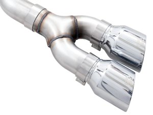 Ford F-150 Performance Exhaust - Rear - AWE Tuning - 0FG Dual Side Exit - Chrome Silver - `21-`27